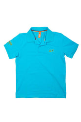 MAGLIA POLO BAMBINO  TURCHESE CPA34340 13 SUN 68